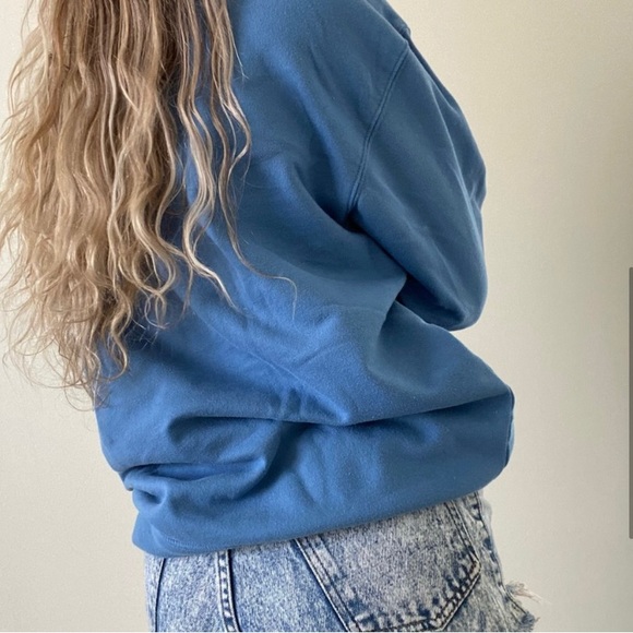 Vintage 90’s Y2K snowman Mittens Soft Oversized Ugly Christmas Sweater crewneck - Picture 4 of 9